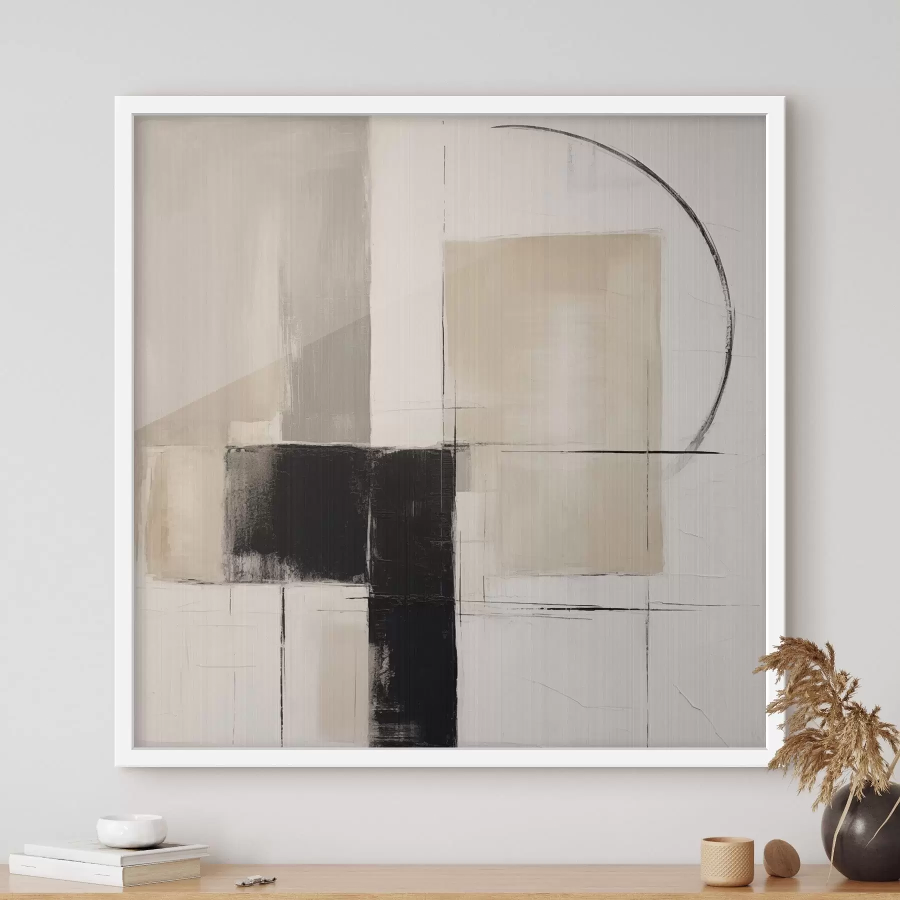 Fototapete moderne abstrakte geometrische Malerei f48072