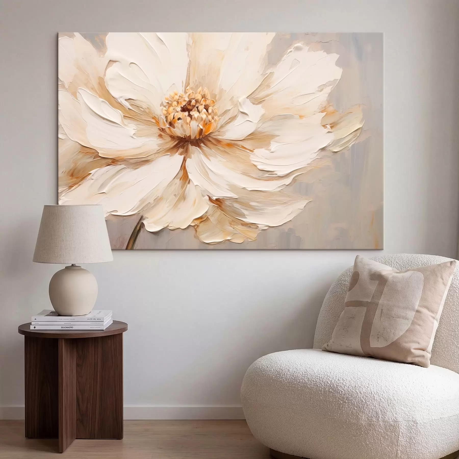 Fototapete Nahaufnahme einer Blume mit leichter Textur s48092