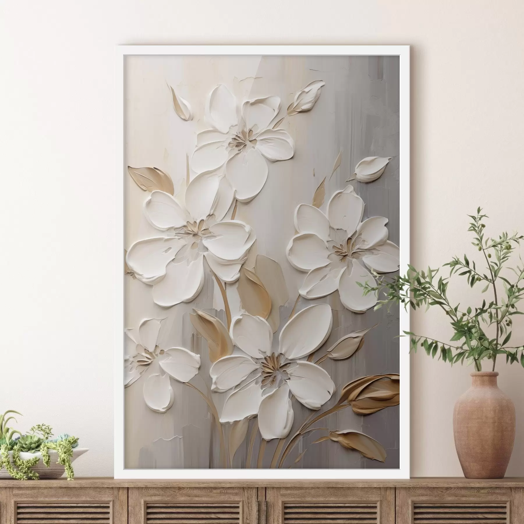 Fototapete Relief der Zartheit f47874