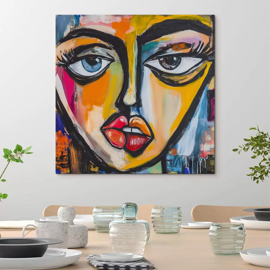 Fototapete Abstraktes Porträt s47784