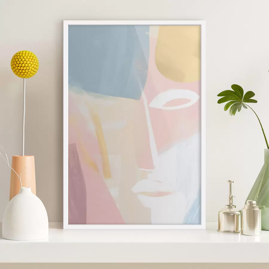 Fototapete Abstraktes Gesicht f48011