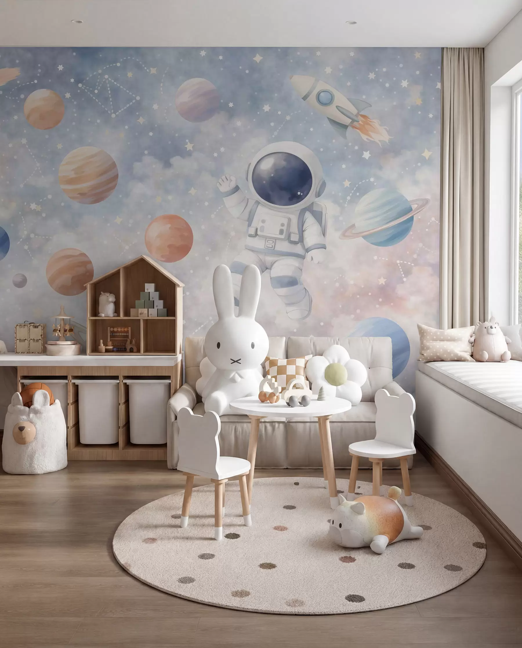 Fototapete Reise des kleinen Astronauten w05233