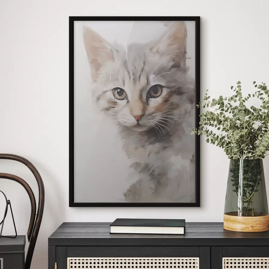 Fototapete Katzenimitationsgemälde f48161