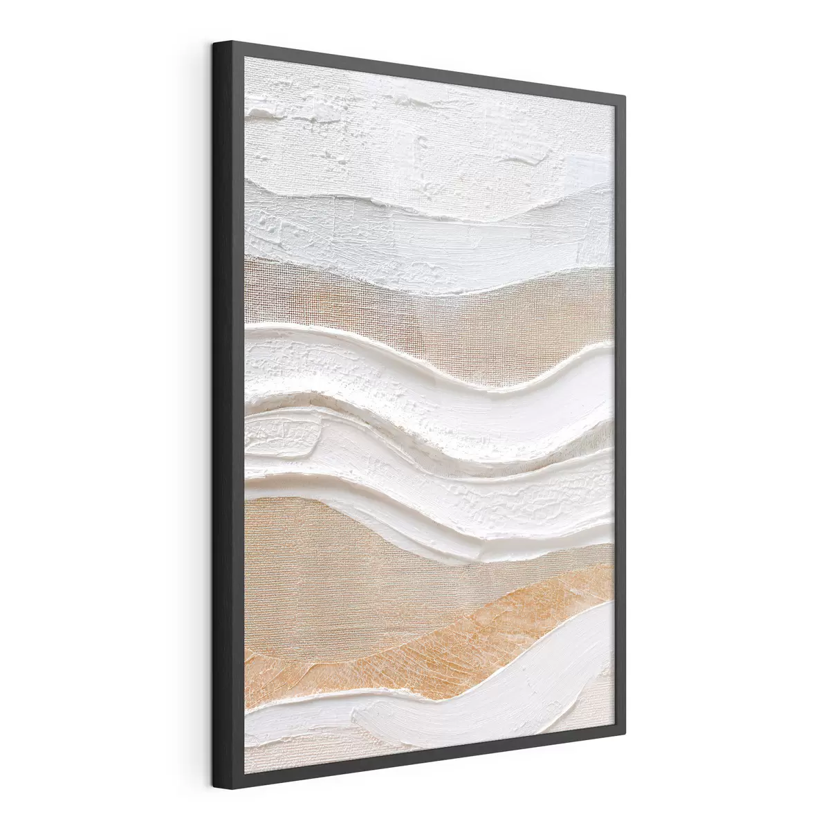 Poster Strukturierte Komposition mit kräftigen Pinselstrichen in minimalistischem Stil f47965