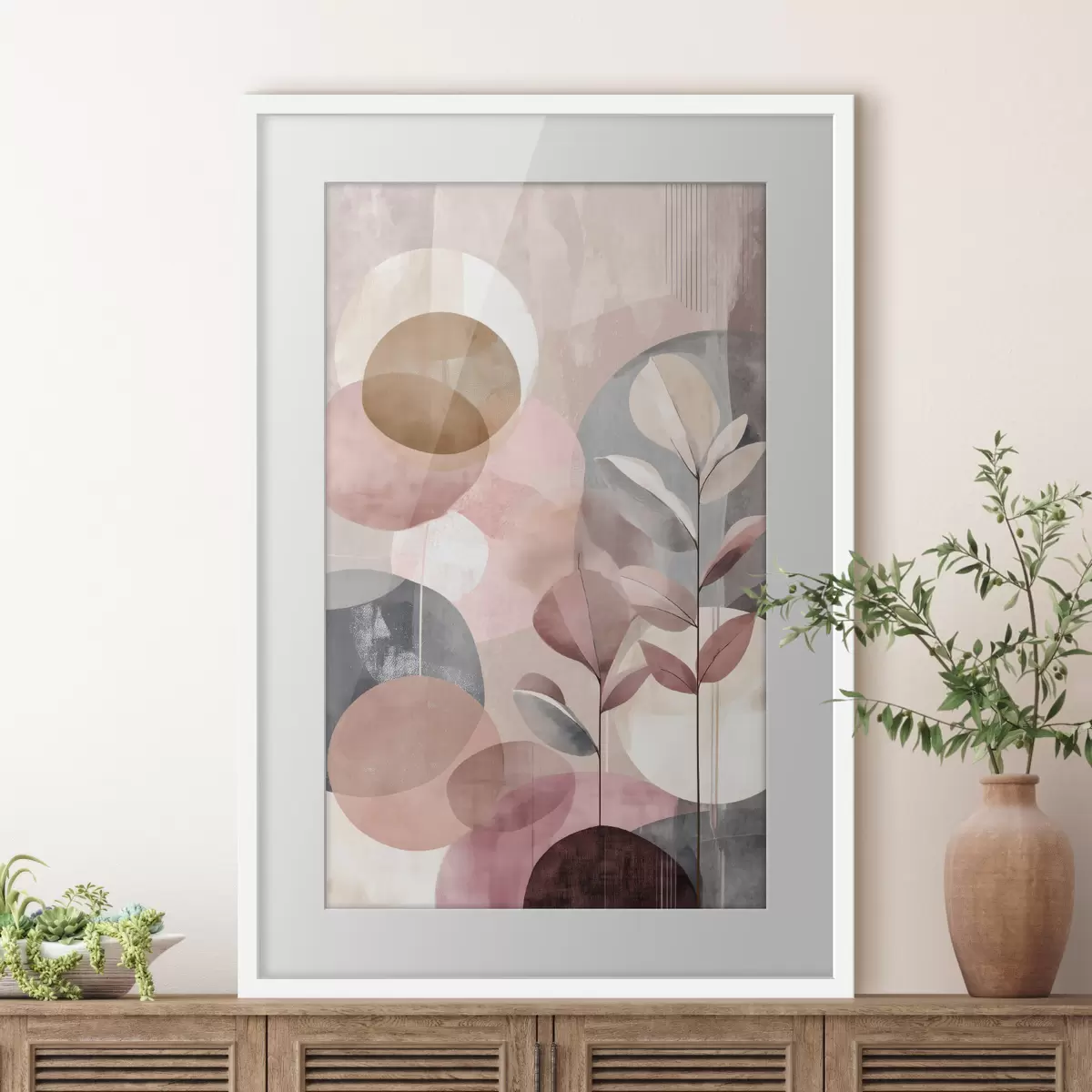 Poster Kreise eines warmen Tages f47977