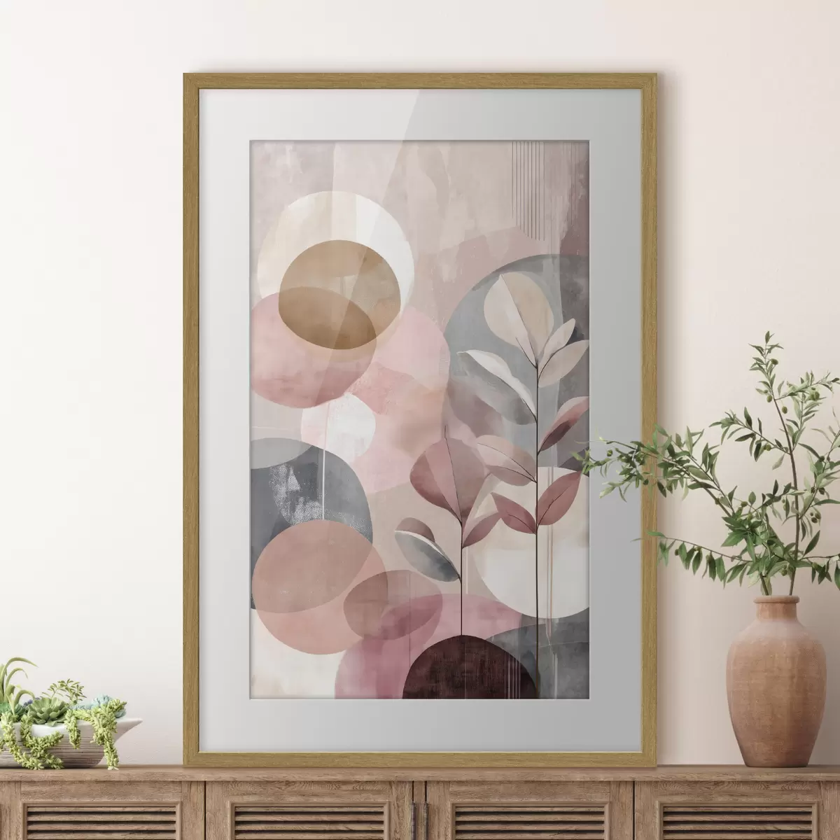 Poster Kreise eines warmen Tages f47977
