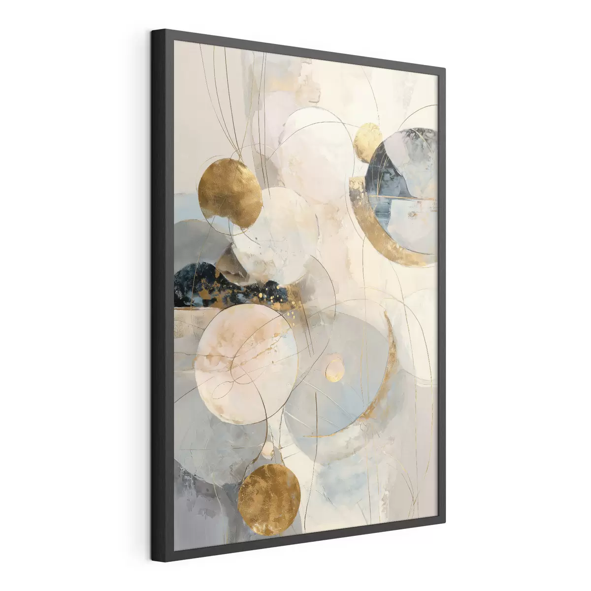 Poster Harmonie von Himmelsfarben und geometrischen Formen in minimalistischem Stil f47986