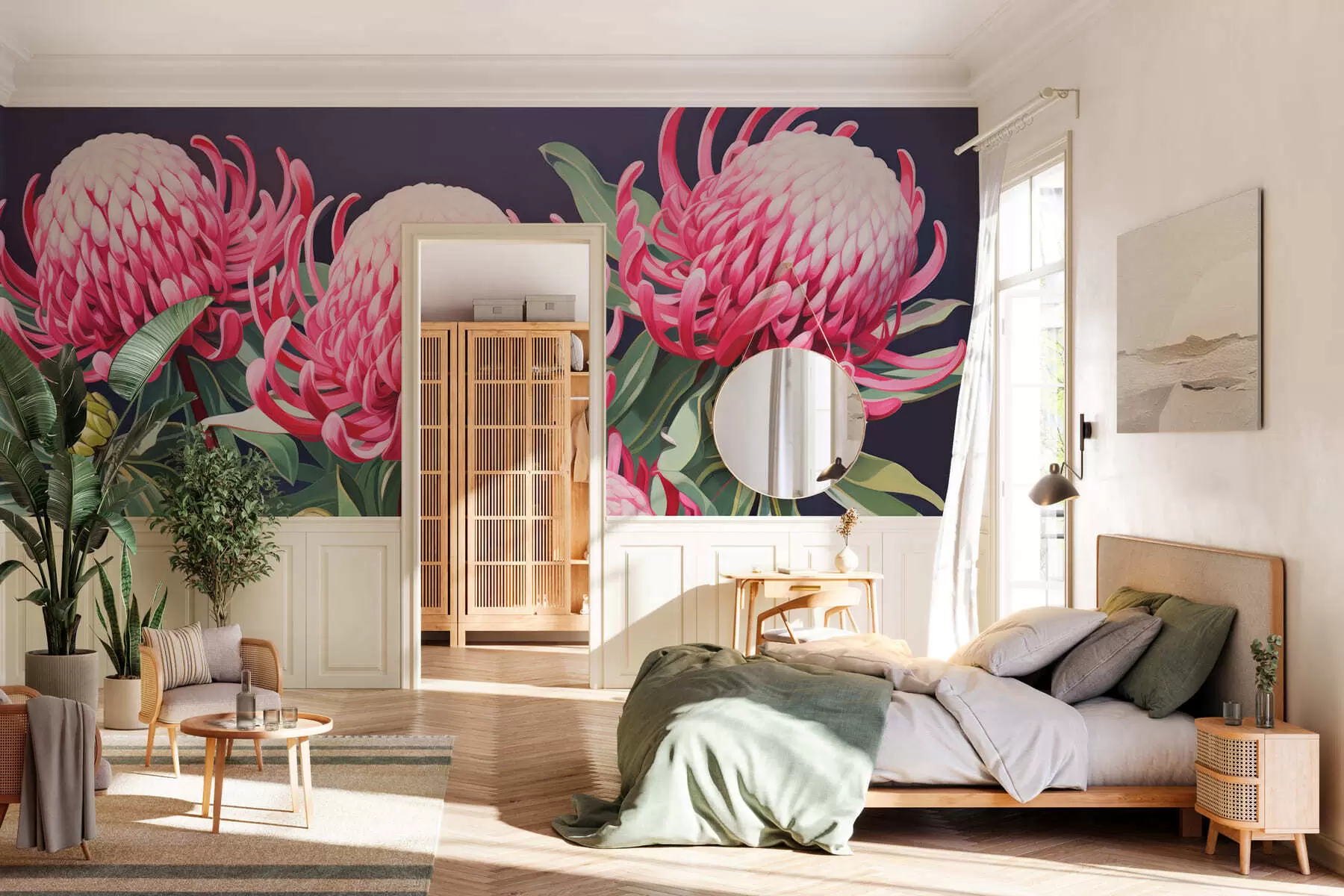 Fototapete Königliche Protea w05308