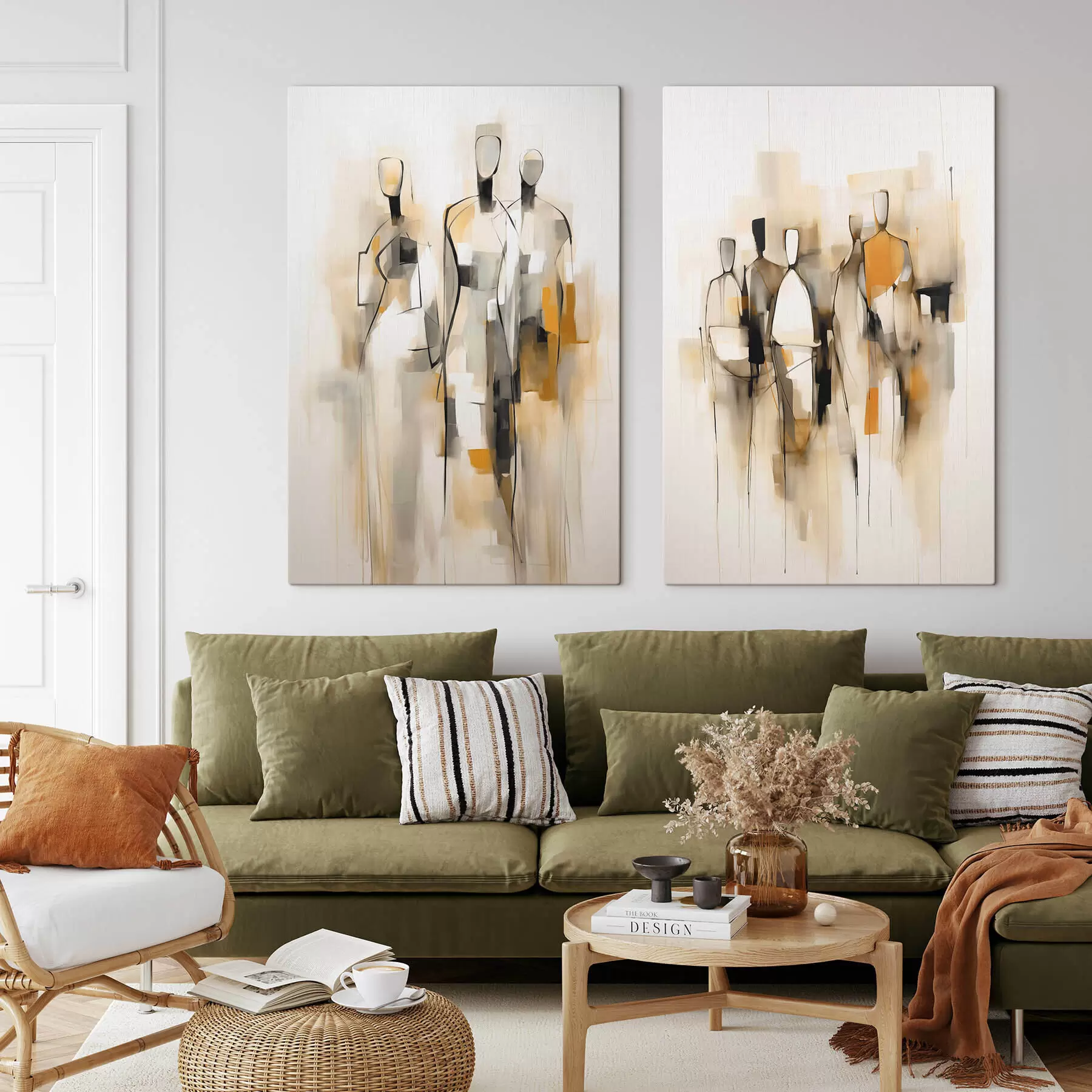 Fototapete Abstrakte Silhouetten m30125