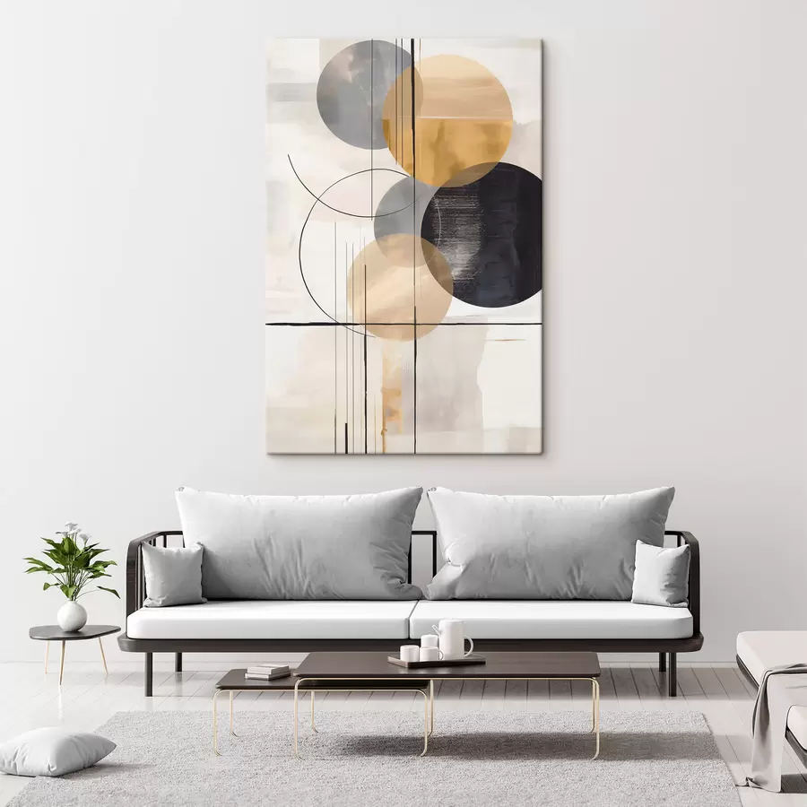 Fototapete Abstrakt mit Kreisen s48172