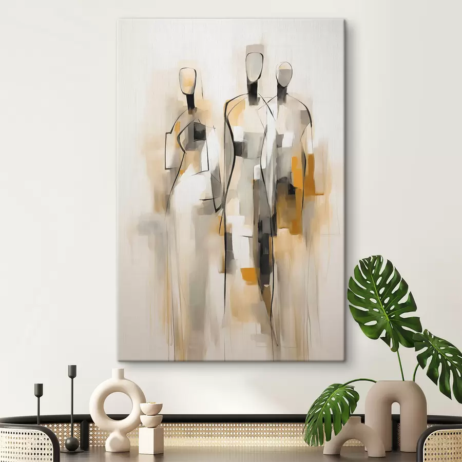 Fototapete Abstrakte Silhouetten s48173