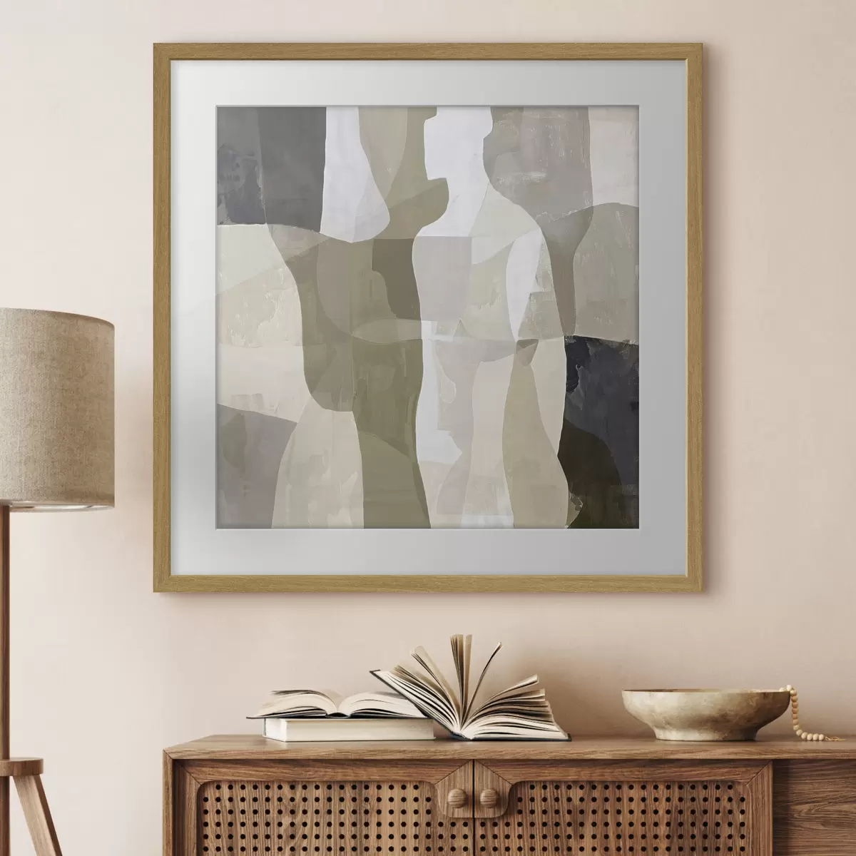 Poster Abstrakte Silhouette f48016