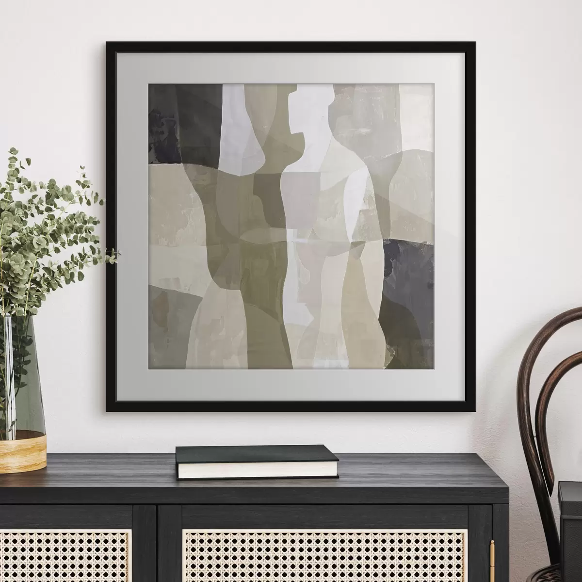 Poster Abstrakte Silhouette f48016