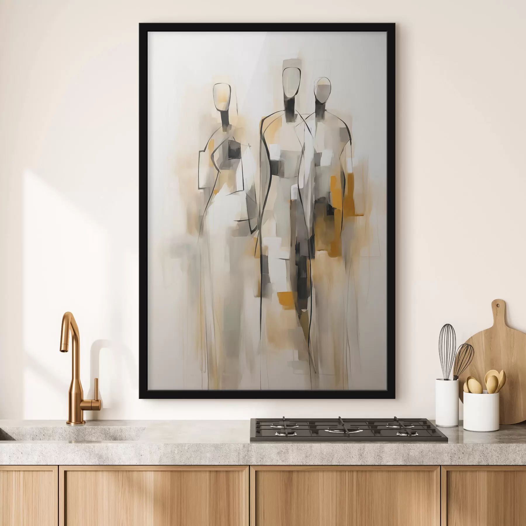 Fototapete Abstrakte Silhouetten f48173