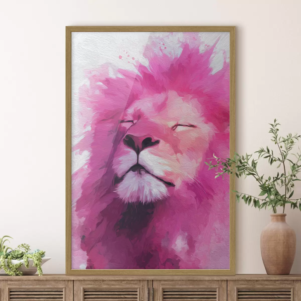 Poster Löwe f48234