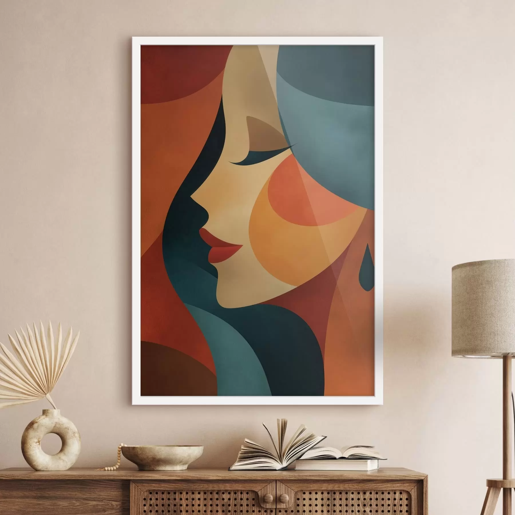 Fototapete Abstraktes Porträt f48235