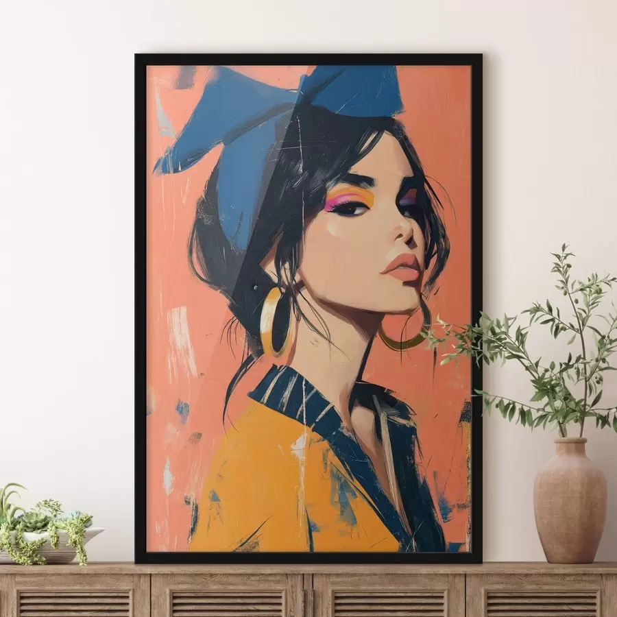 Fototapete Porträt eines Mädchens f48246