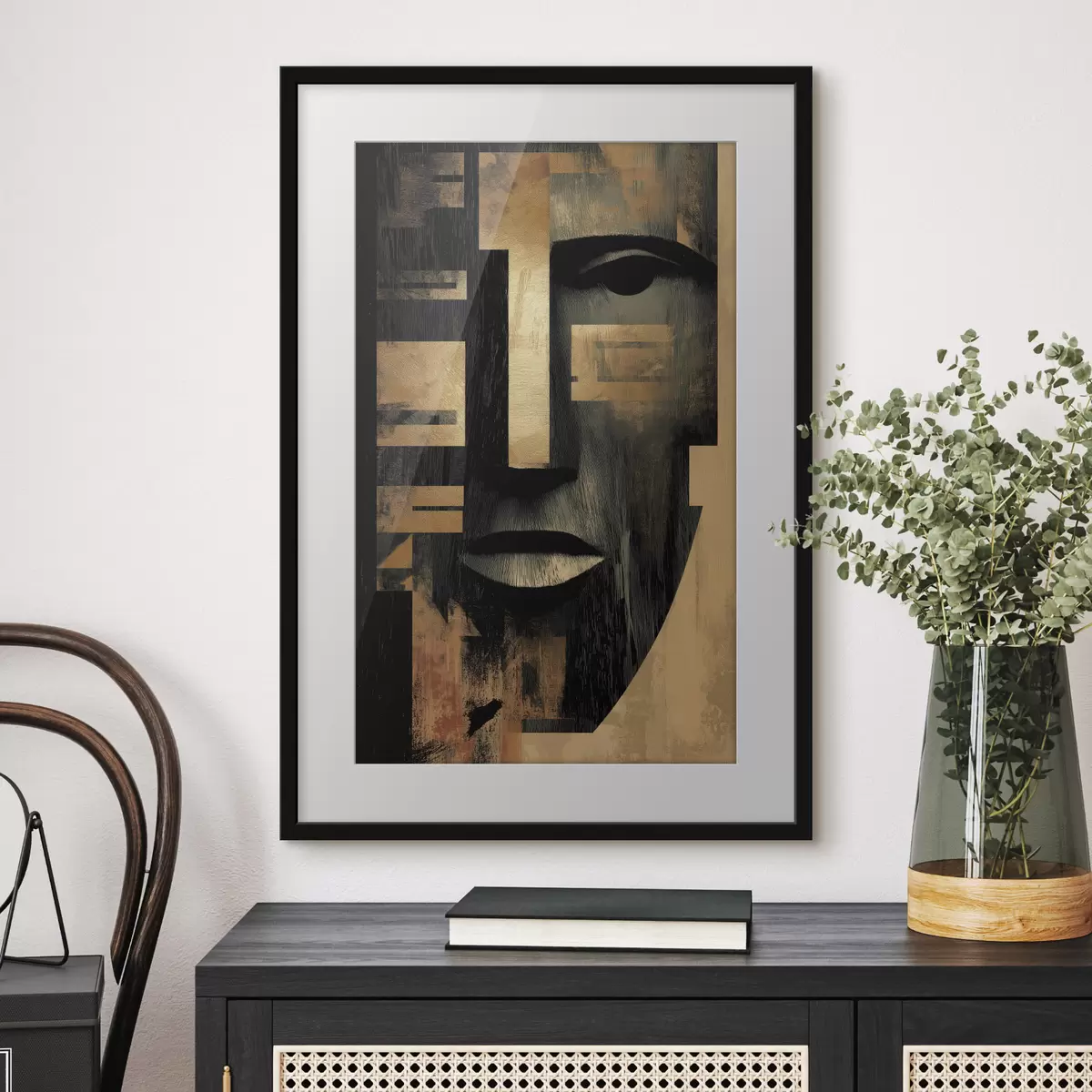 Poster Abstraktes Gesicht f48249