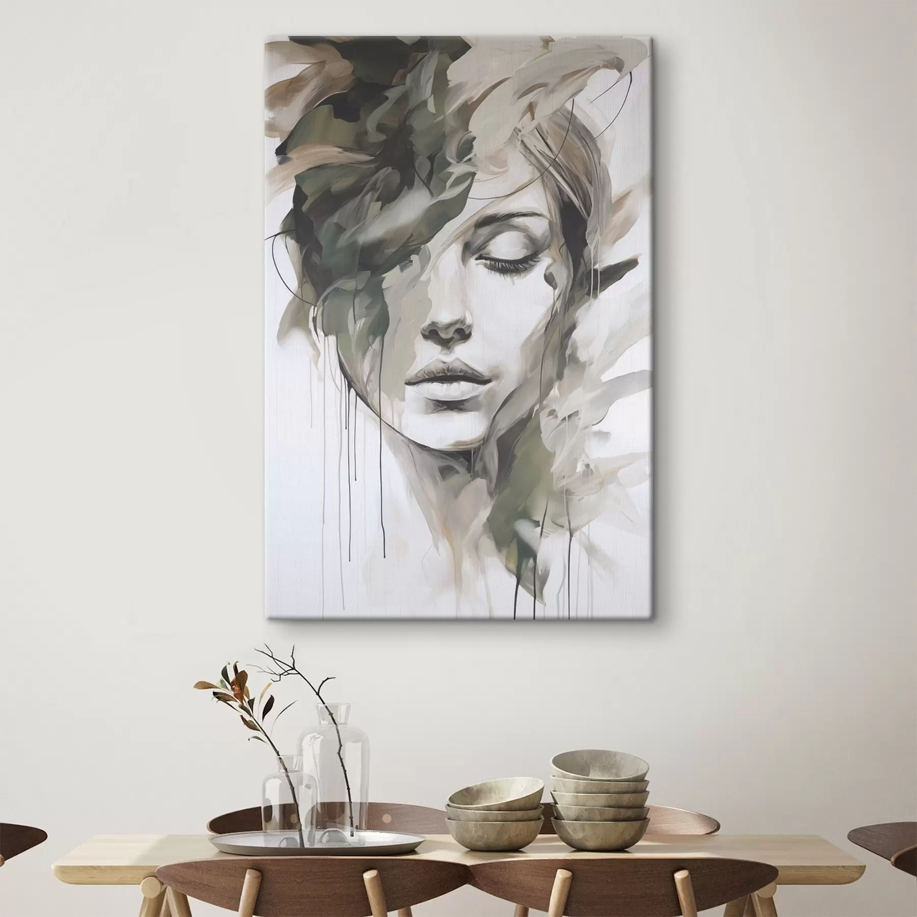 Fototapete Abstraktes Porträt s48269