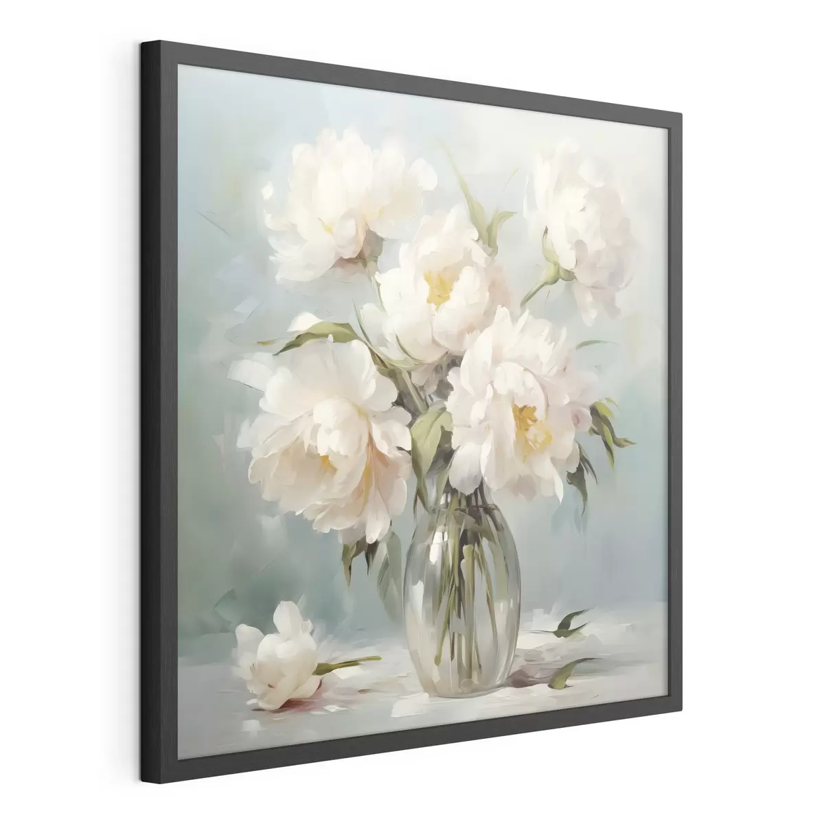 Poster Pfingstrosen in einer Vase Nachahmung Gemälde f48265