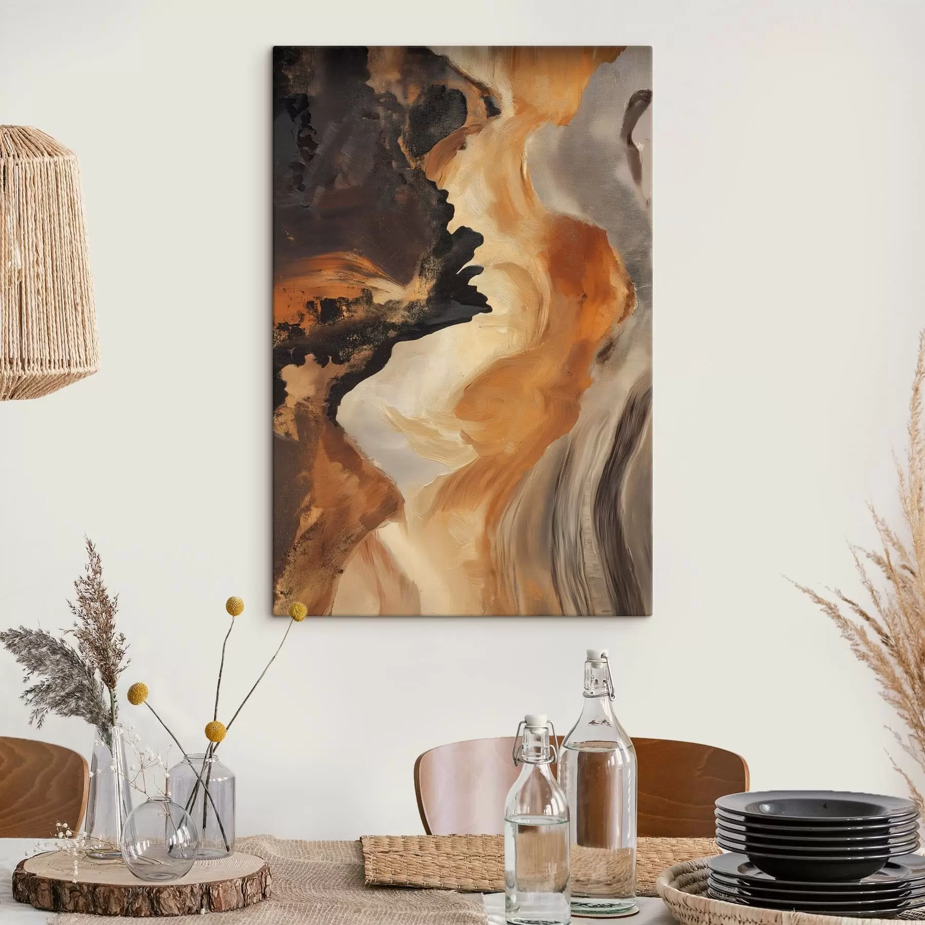 Fototapete Abstrakte Pinselstriche s48302