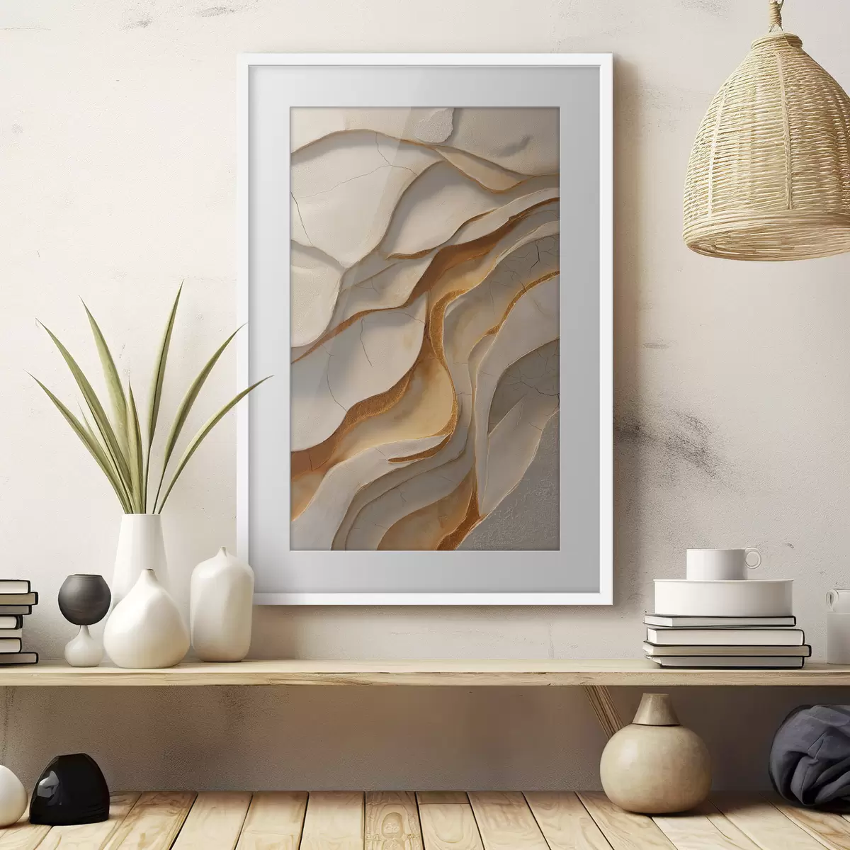 Poster Abstrakte Wellen f48313