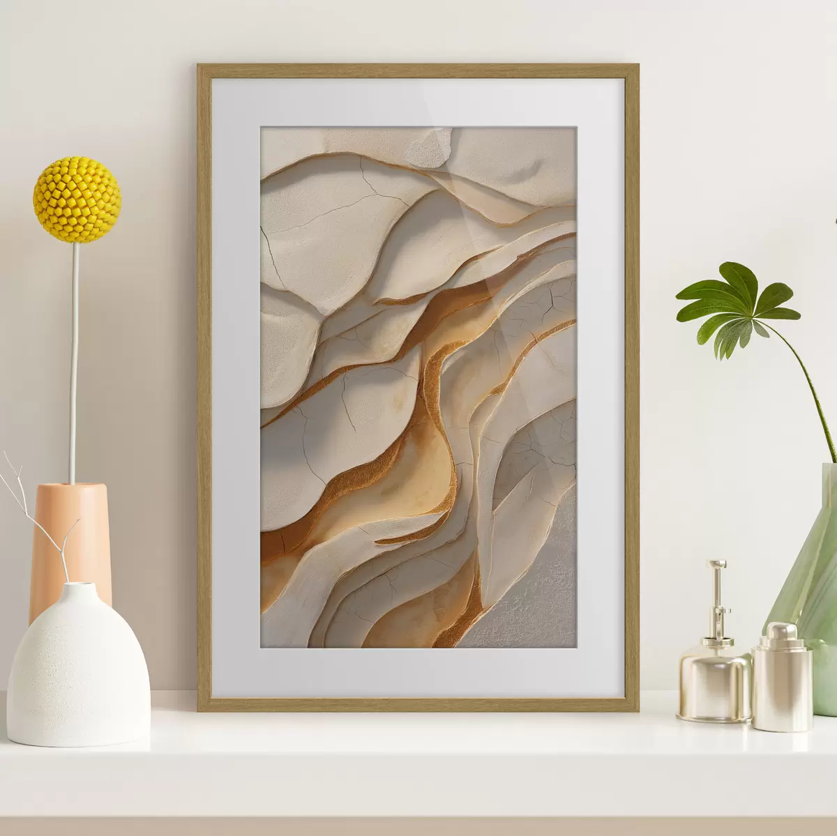 Poster Abstrakte Wellen f48313