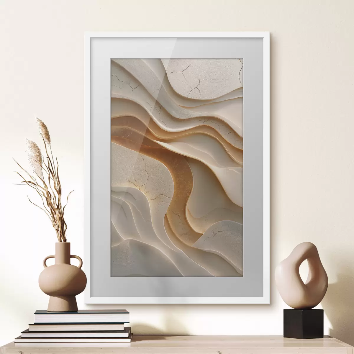 Poster Abstrakte Wellen f48314