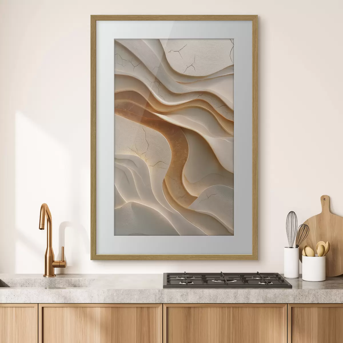 Poster Abstrakte Wellen f48314