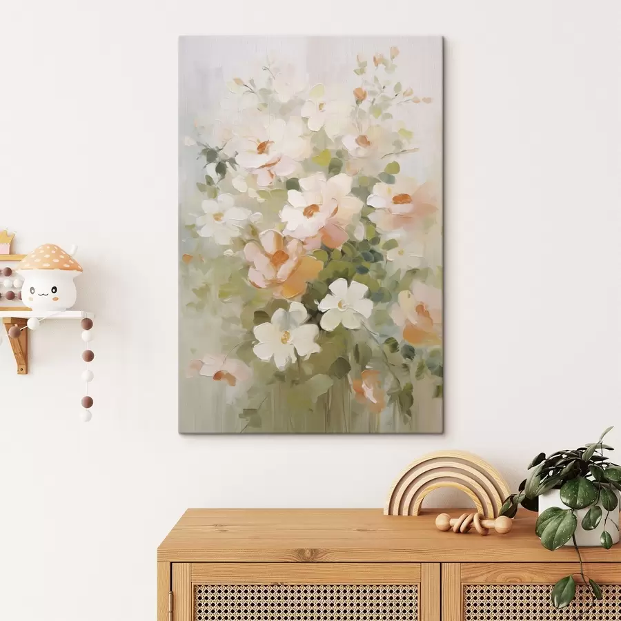 Fototapete Blumen Nachahmung Malerei s48322