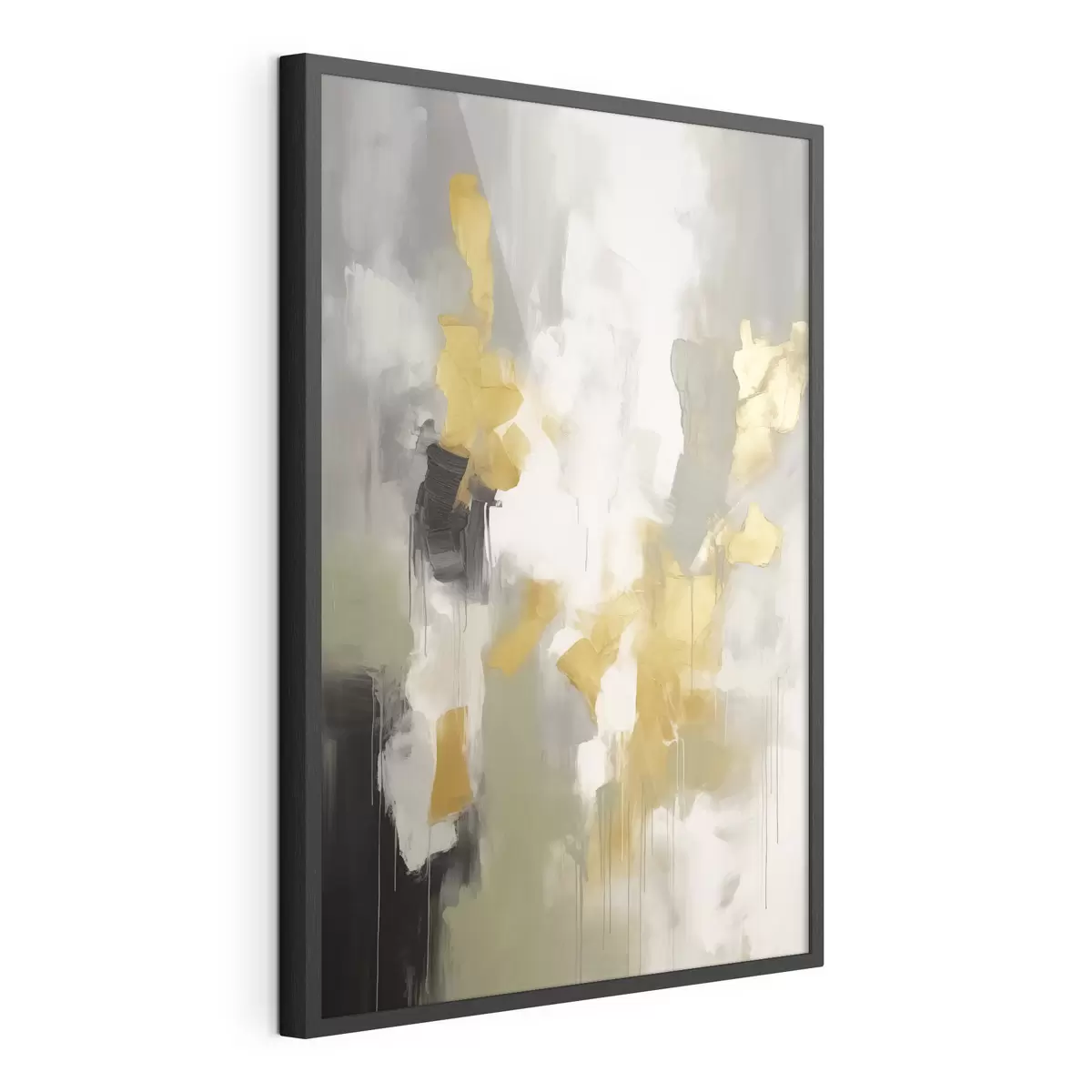 Poster Moderne abstrakte Kunst, Nachahmung der Malerei f48325