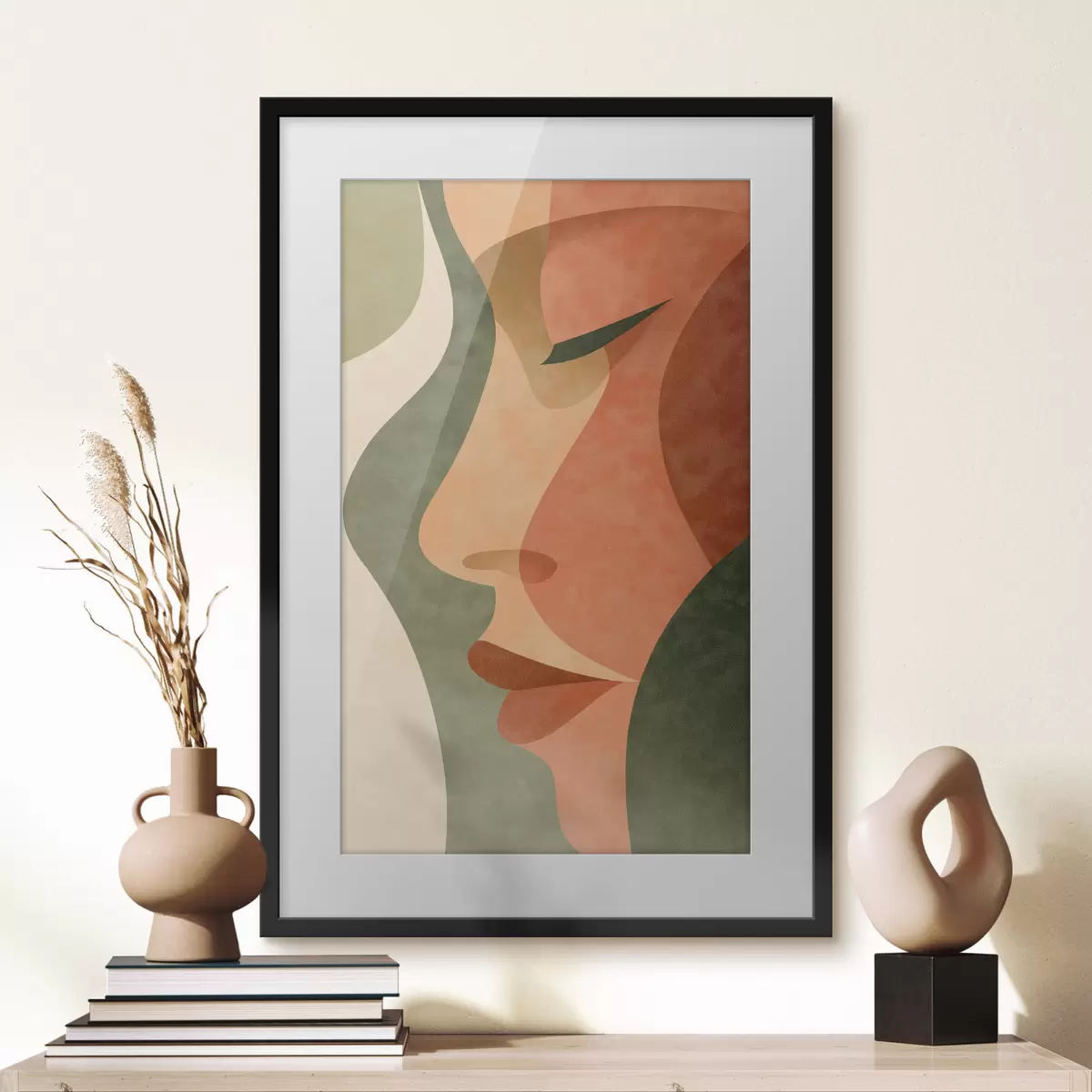 Poster Abstraktes Porträt f48368