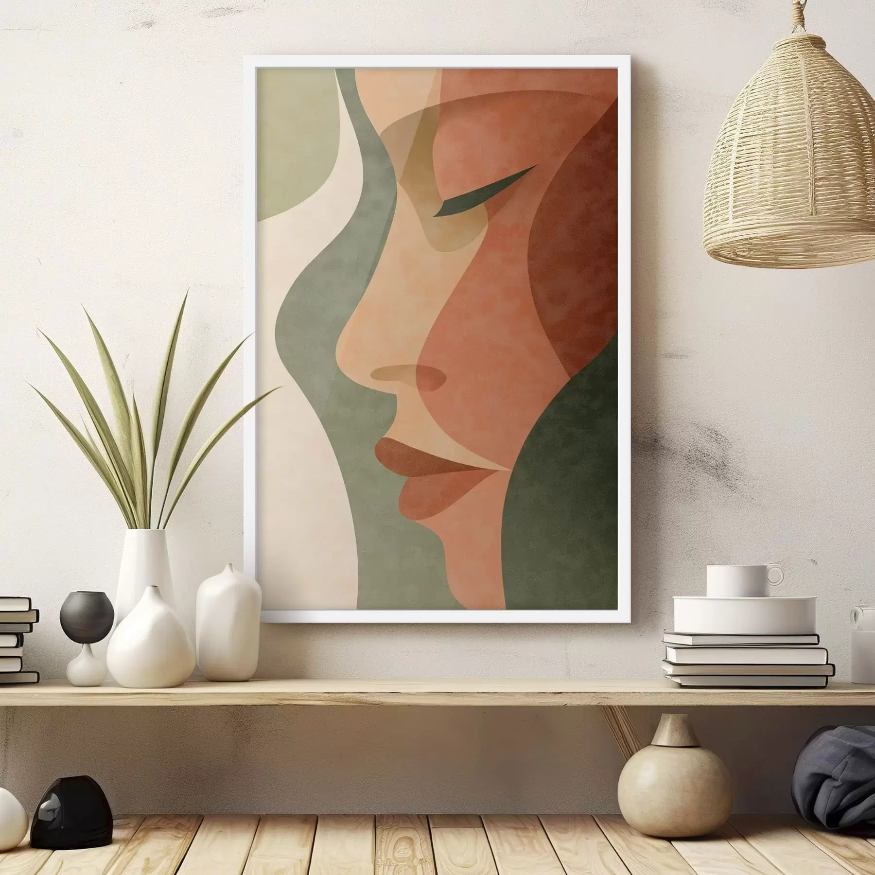 Fototapete Abstraktes Porträt f48368