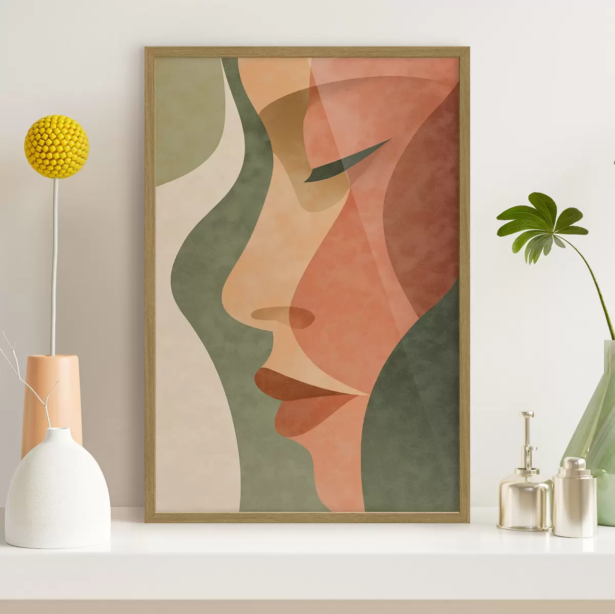 Poster Abstraktes Porträt f48368