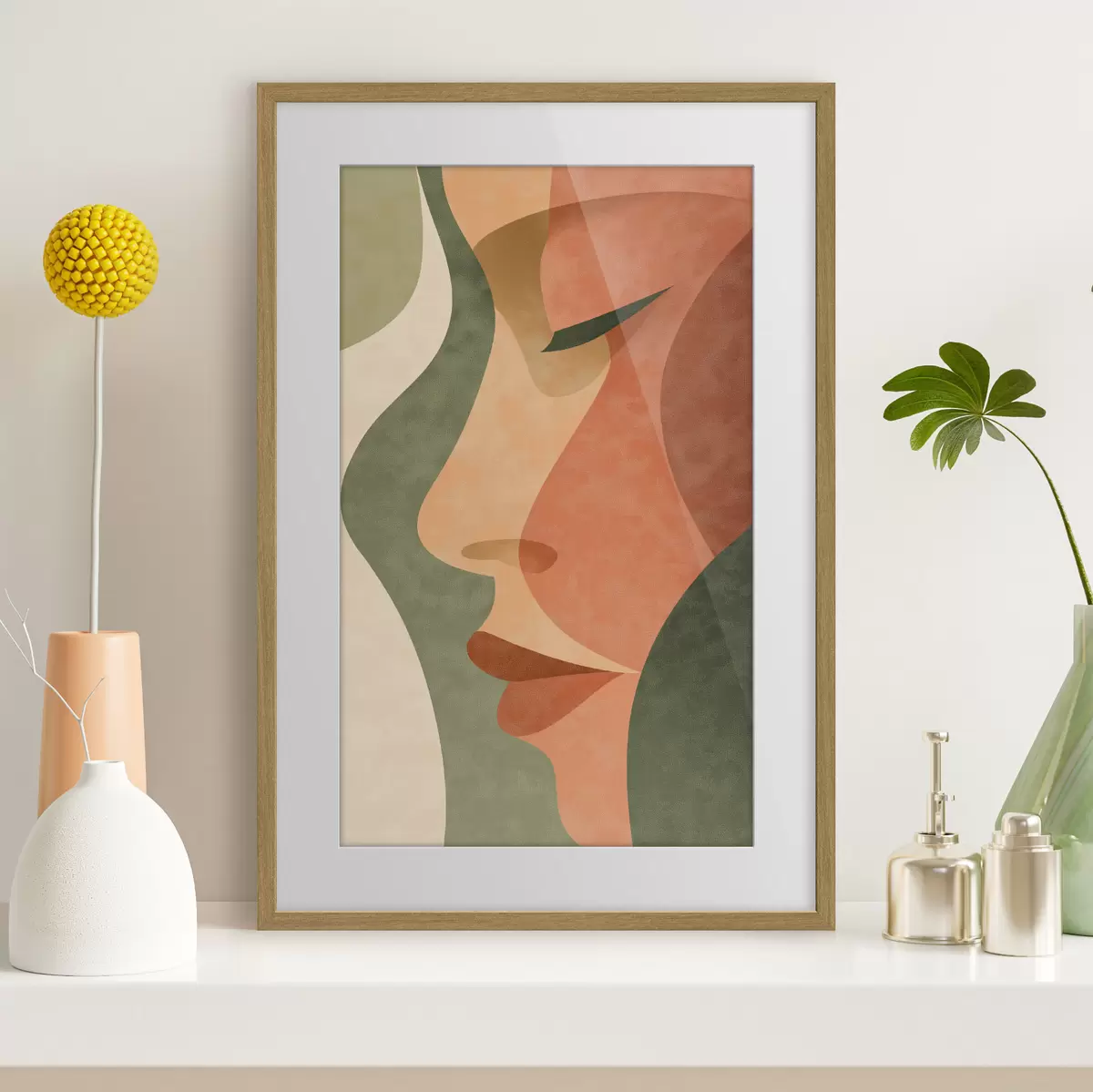 Poster Abstraktes Porträt f48368