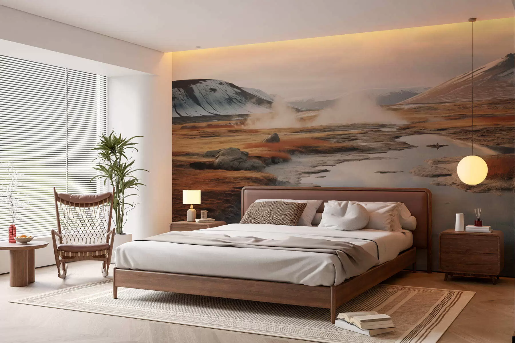 Fototapete Flusstal w05365