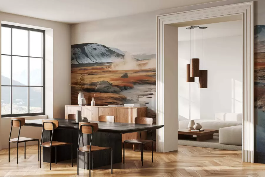 Fototapete Flusstal w05365