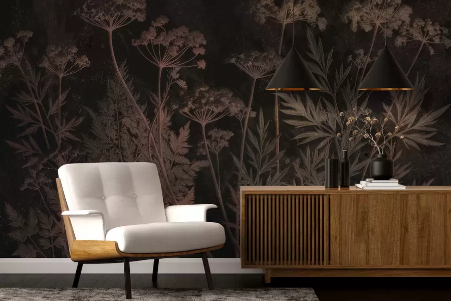 Fototapete Verflochtene ewige Blumen w05369v1