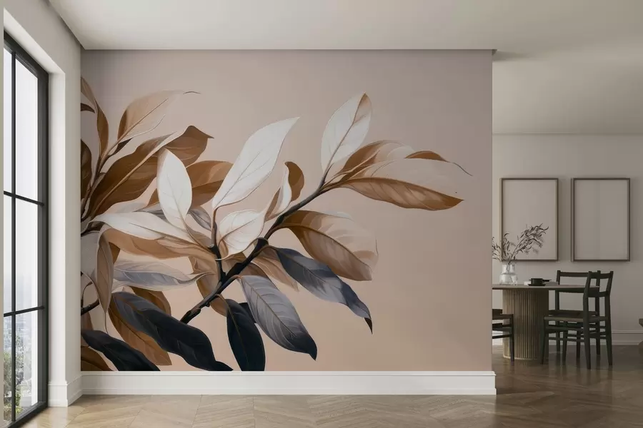Fototapete Eleganter Ficus-Zweig w05315