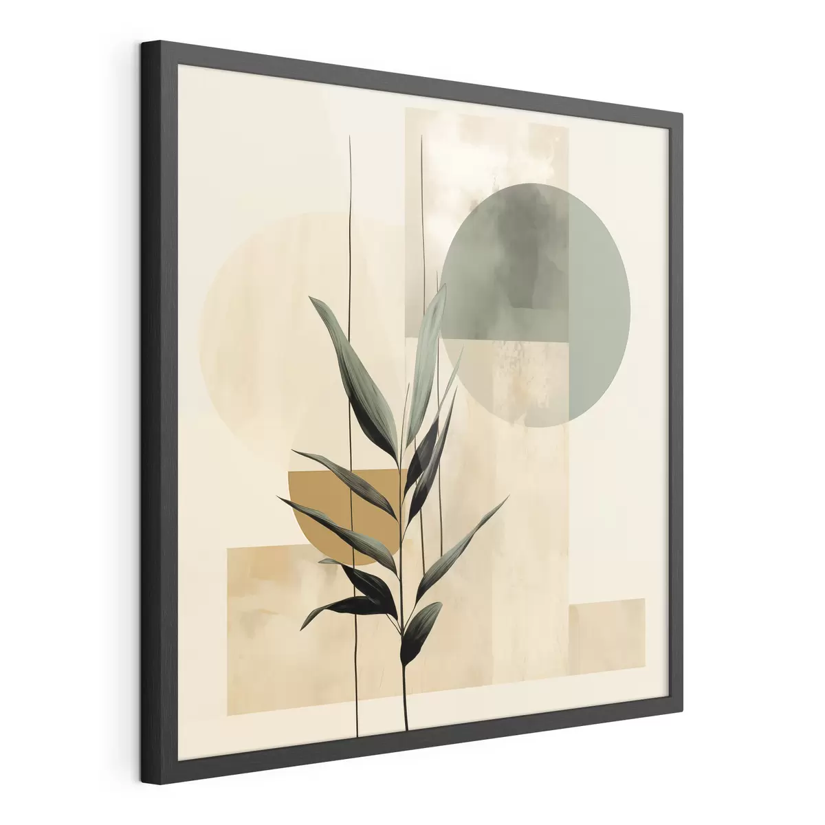 Poster Geometrie und Umarmung f48409