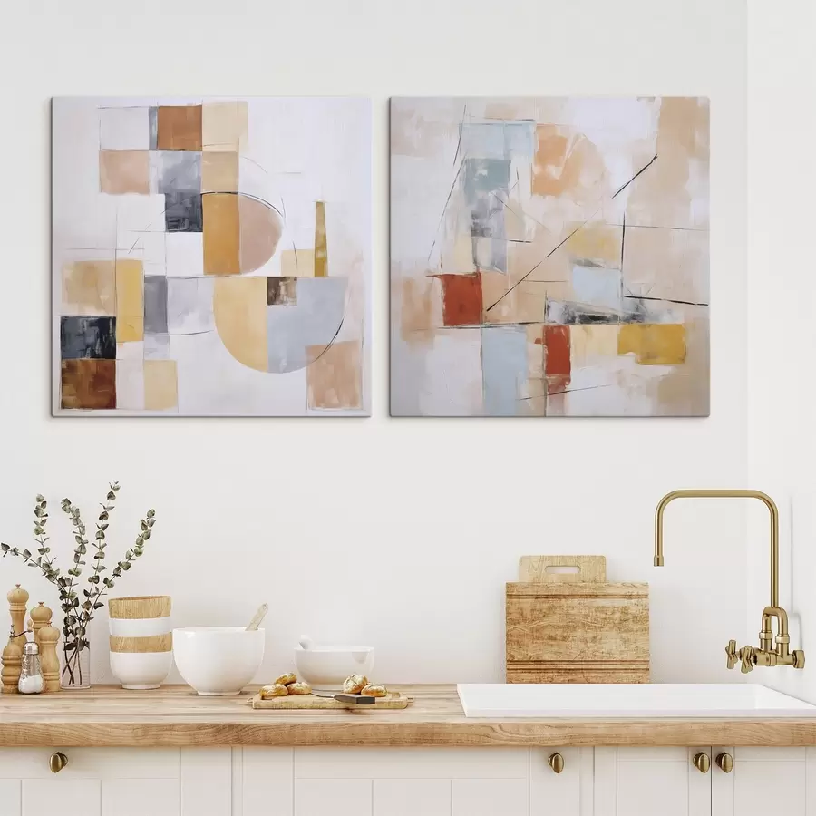 Fototapete Abstrakte Nachahmung eines abgenutzten Gemäldes m30213