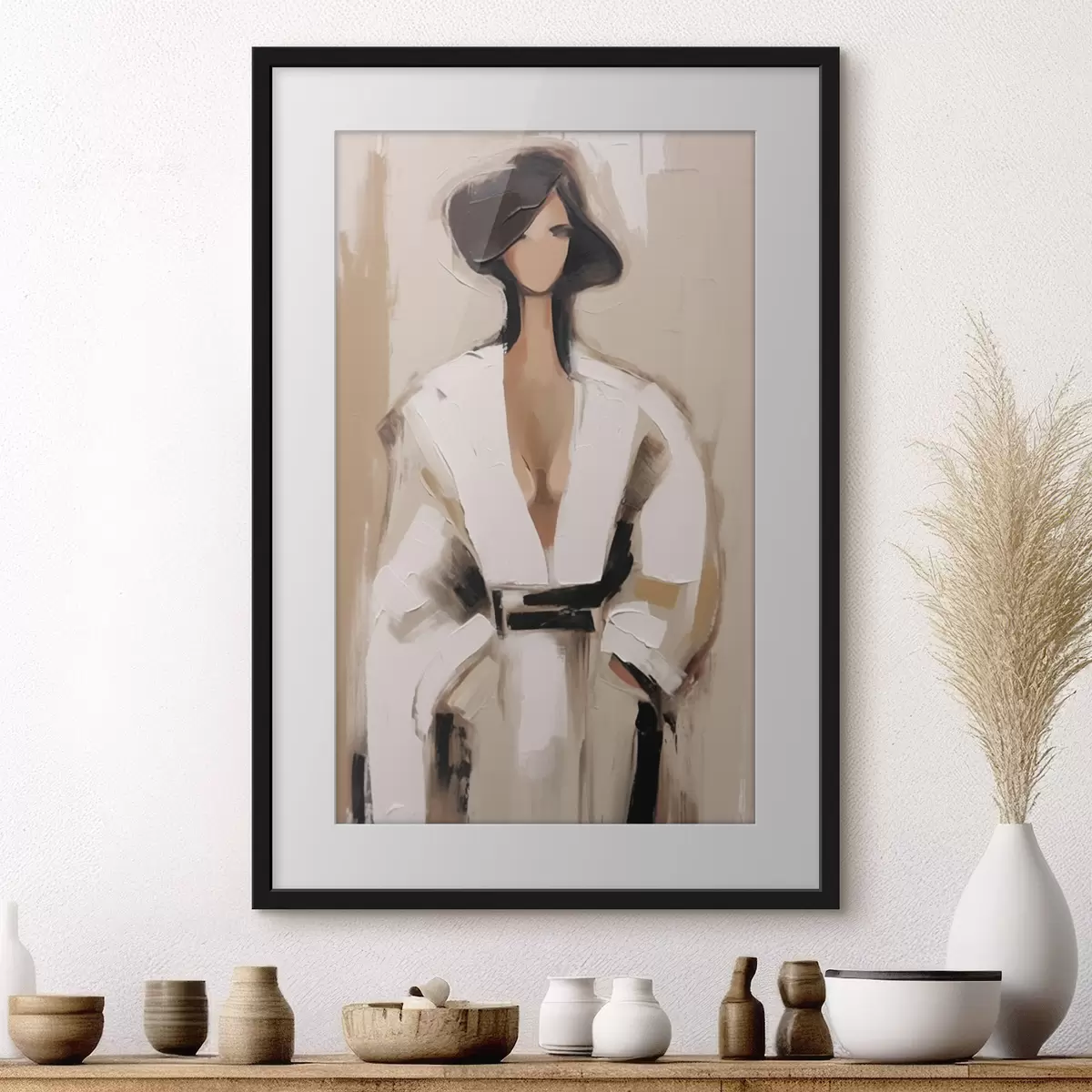 Poster Minimalistische Figurenkunst f48427