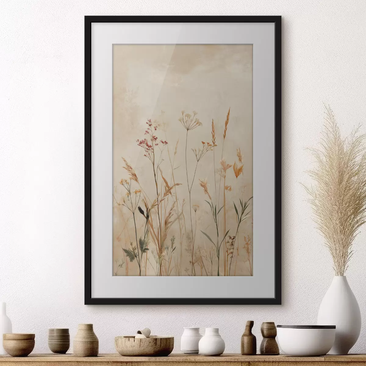 Poster Zarte Blumenstiele f48441