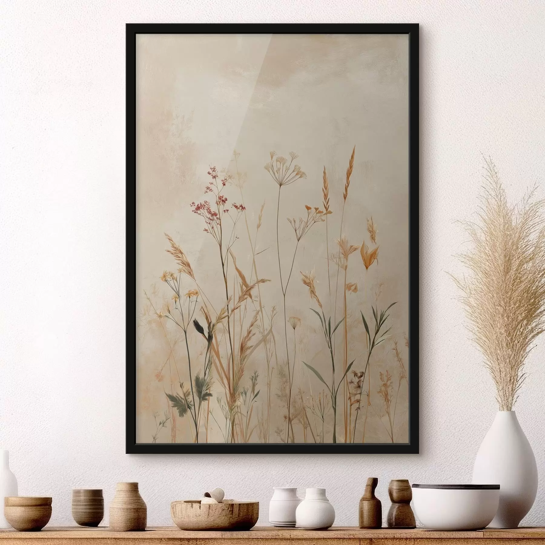 Fototapete Zarte Blumenstiele f48441