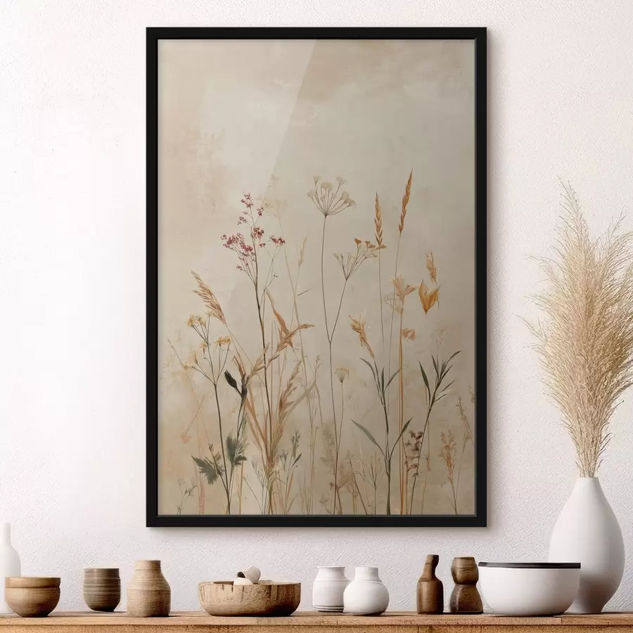 Fototapete Zarte Blumenstiele f48441