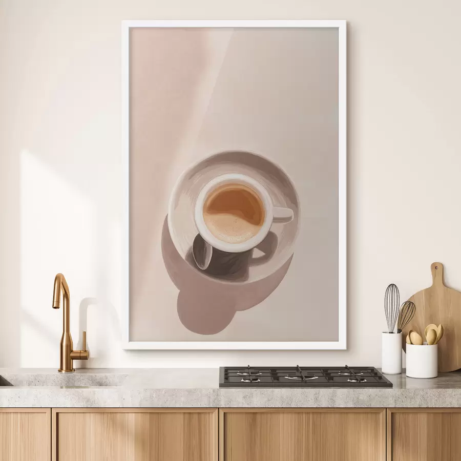 Fototapete Kaffeetasse – Nahaufnahme f48442