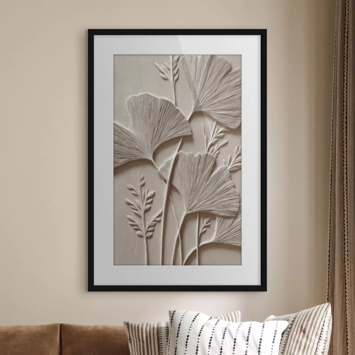 Poster Botanische Wandtextur f48449
