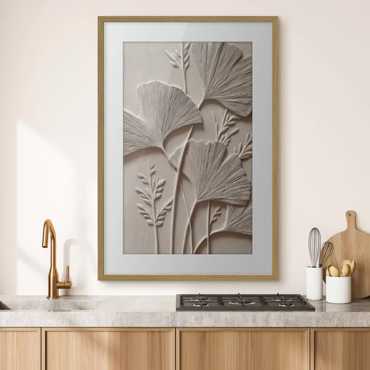 Poster Botanische Wandtextur f48449