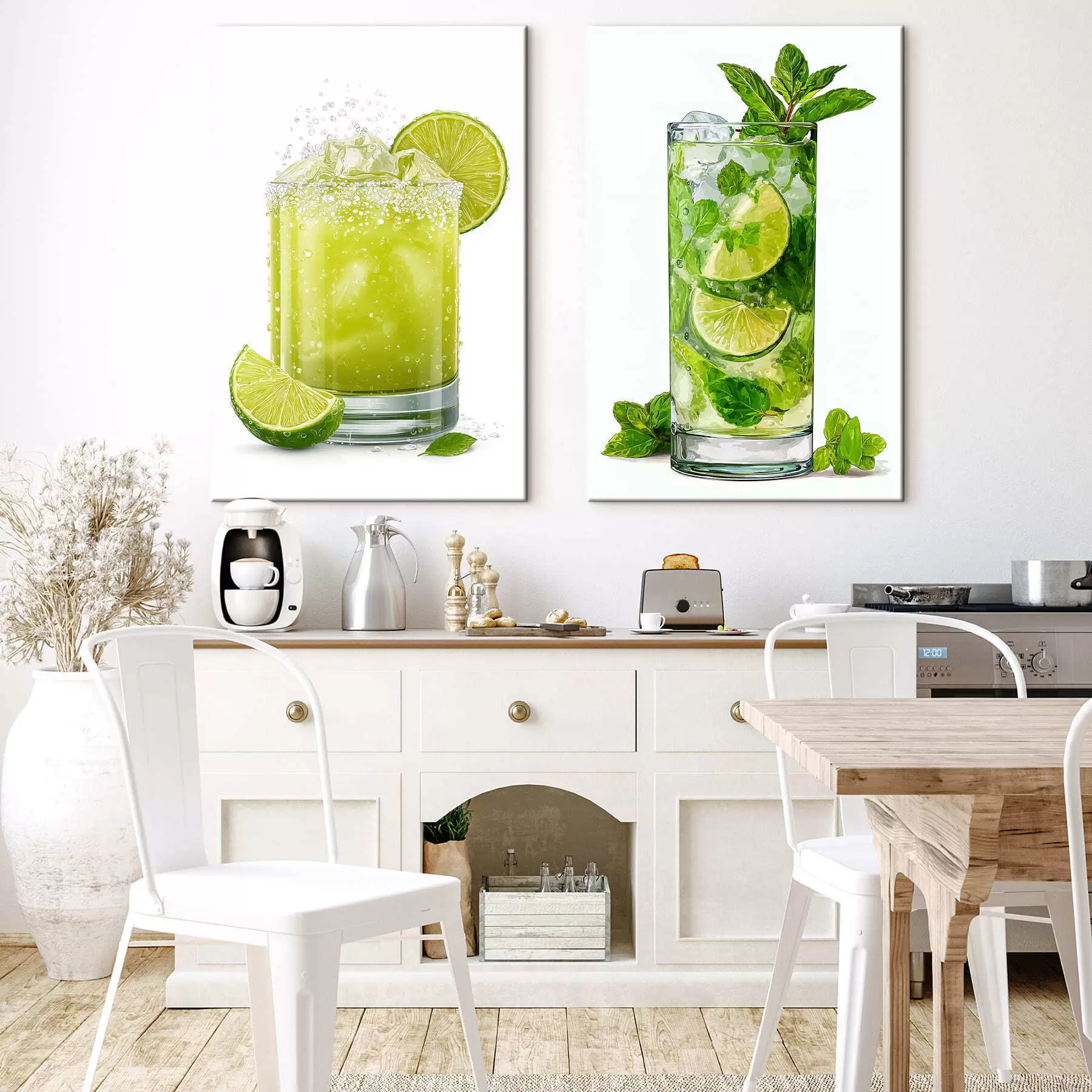 Fototapete Martini-Glas-Set m30220