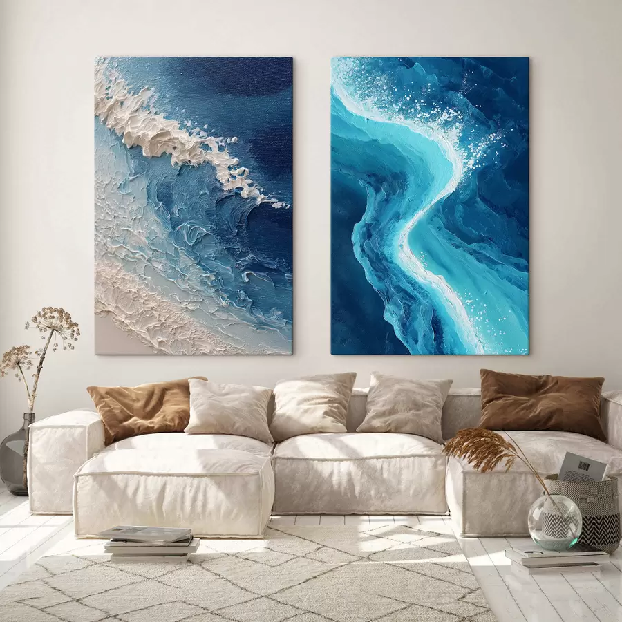 Fototapete Set „Frau und Leopard“ m30229